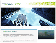Tablet Screenshot of cristalactiv.com